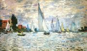 The Barks Regatta at Argenteuil, Claude Monet